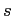 $s$